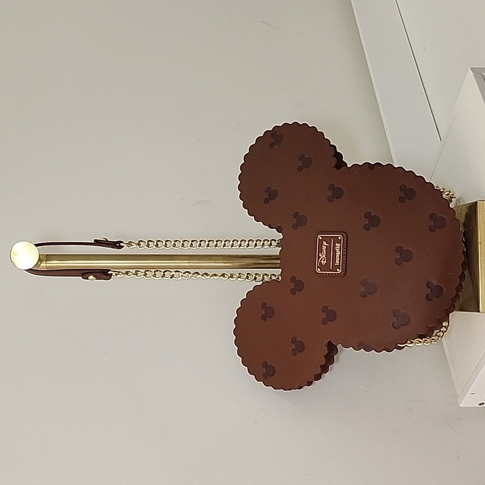 Loungefly Disney Mickey Mouse Ice Cream Sandwich Crossbody Bag - Picture 3 of 16